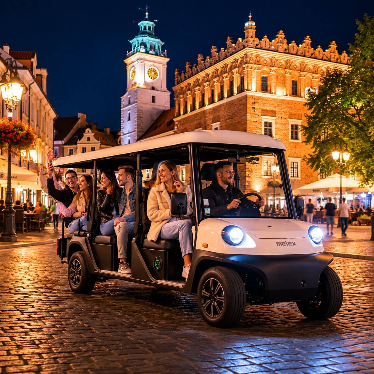 Pasażerskie pojazdy elektryczne MELEX do transportu osób